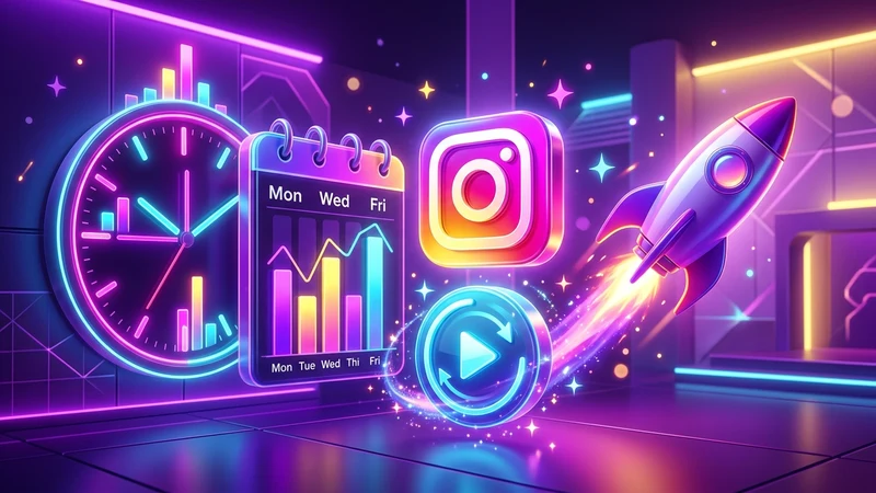 Instagram Reels Videoları İçin En İyi Paylaşım Saatleri (2026 Tablosu)